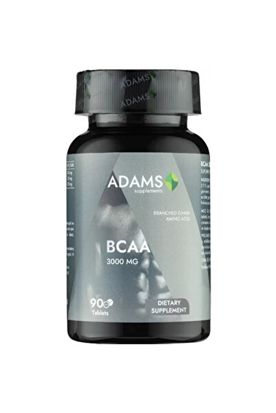 Adams Bcaa 3000mg, 90cps ( Crestere Musculara, Reduce Durerea Si Oboseala)