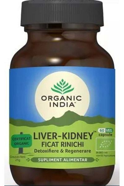 Organic India Detoxifierea ficatului și a rinichilor, revitalizarea ficatului