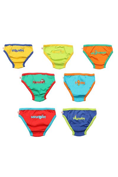 OEM Organic Cotton Briefs For Boys, Zoocchini, 5-6 Years - 7 Pcs
