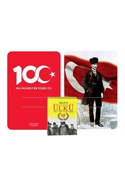 Ülkü Takvimcilik 2026 Vasıf Ülkü Duvar Takvimi ve Arkalı Önlü Yüzüncüyıl+Atatürk Görselli Karton(Kod:04)
