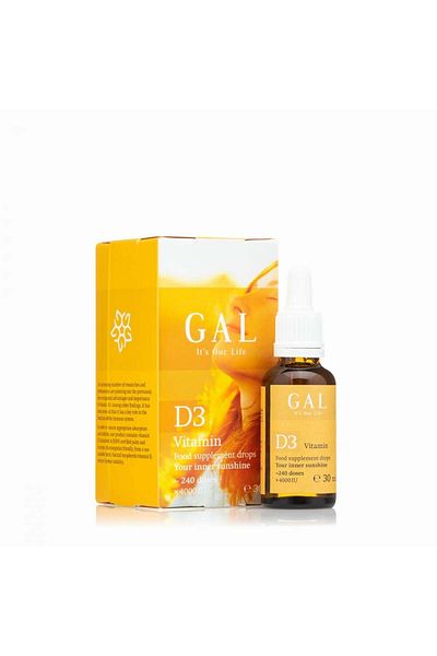 Gal Vitamin D3, 4000 IU X 240 Doses, Boosting Immunity, Bone And Skin Health