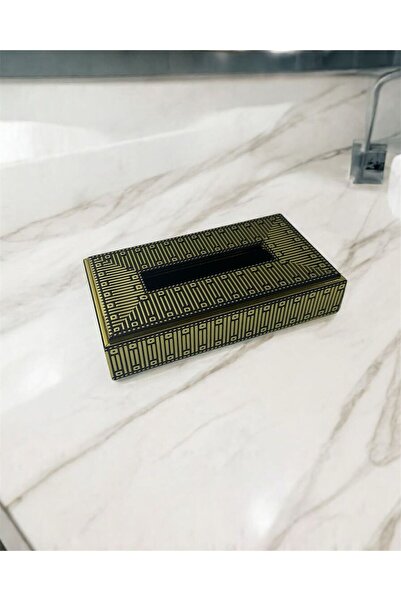 Generic Gold Plastic Tissue Box for Decoration