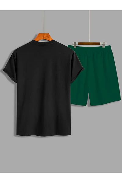 bellanova Men Summer Fashion Two Piece Set - Number Jersey Printed Short Sleeve
