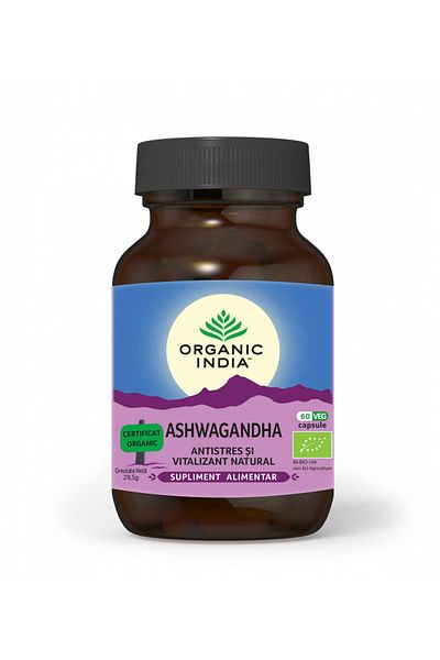 Organic India Ashwagandha Natural Anti-Stress and Endocrine System Health