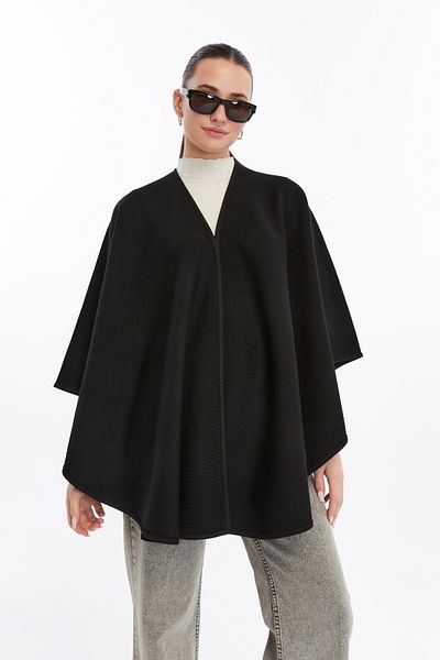 panşalço Nurse Poncho, Steel Mesh, Black, Size 42 and Above