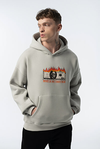 Nhara Unisex Money is Not Taken Dead Oversize Φούτερ