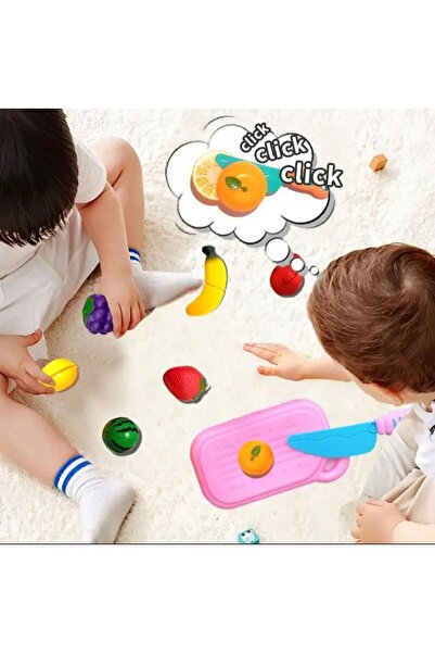 Oyuncakhane لعبة تقطيع الخضار والفواكه 12 قطعة