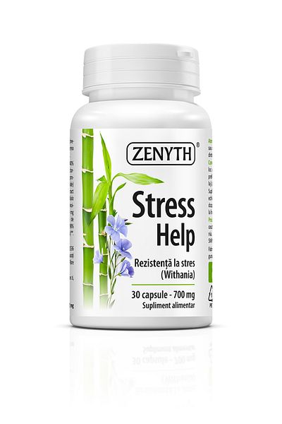 ZENYTH Stress Help, 30 Capsules, Nerve Tonic, Adaptogen and Antistress, 700 Mg / Capsule,