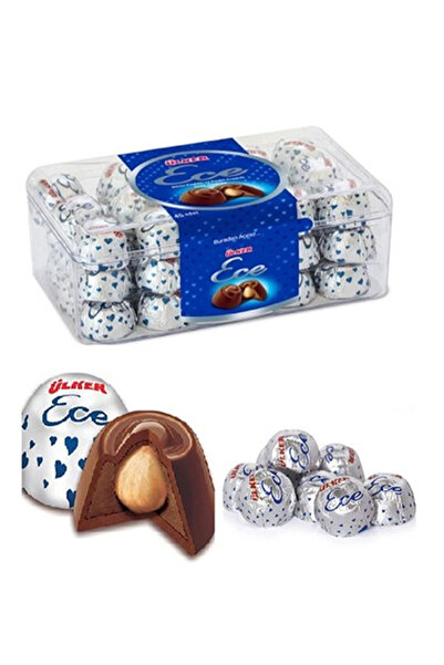 Ülker Ece Fındıklı Sütlü Çikolata Bayram Çikolatası 455 g | 4 Adet Paket – Fı...