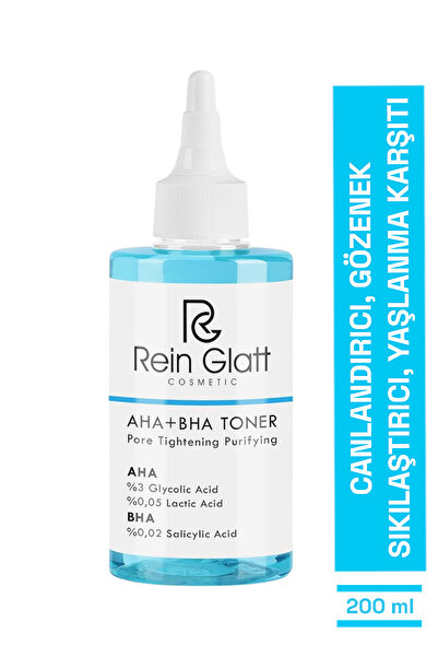 Rein Glatt AHA/BHA İçeren Gözenek Sıkılaştırıcı Arındırıcı Tonik Pore Tighten...