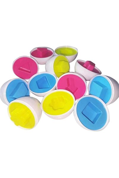 Matching 6 Eggs in 12 Pieces Baby Activity Dexterity Imagination