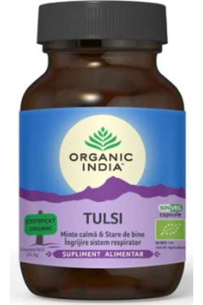 Organic India Tulsi (HOLY BASIL) Calms Mind Respiratory System Care