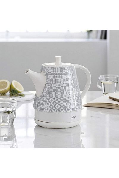 Lacor Fierbator din ceramica, Gala Grey, 1 litru
