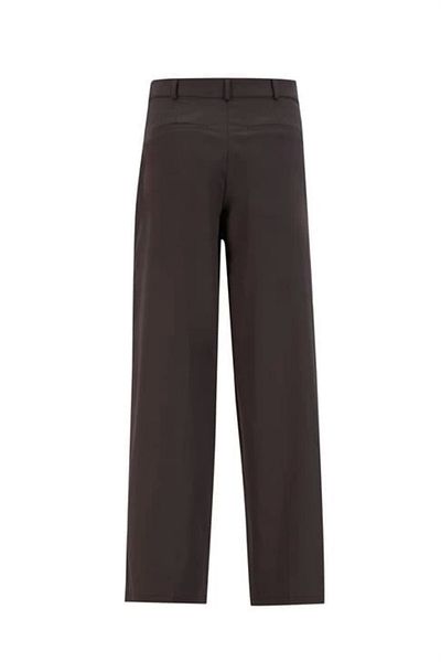 Armine Pantaloni Palazzo cu talie înaltă 25Y2812 Bitter Brown