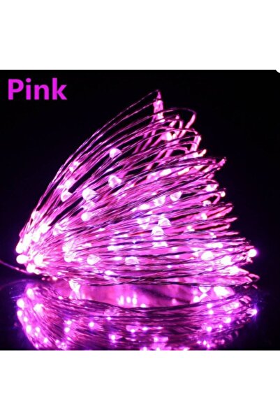 Genel Markalar Peri led 3 Metre Pembe Dekoratif Led Aydınlatma