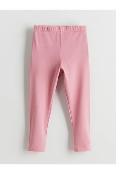 LC Waikiki Lcw Kids Pink Girls' Leggings with Elastic Waist 2 Pcs