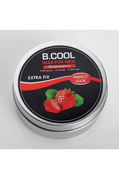 B-Cool Strawberry flavoured hair gel for men ideal for all hair types 150 ml
