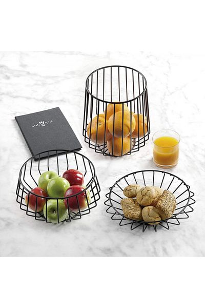 Lacor Steel fruit basket, 23.4x25.4 cm