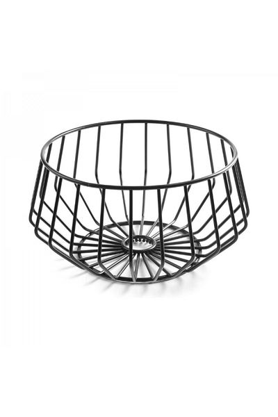 Lacor Steel fruit basket, 27x13.8 cm