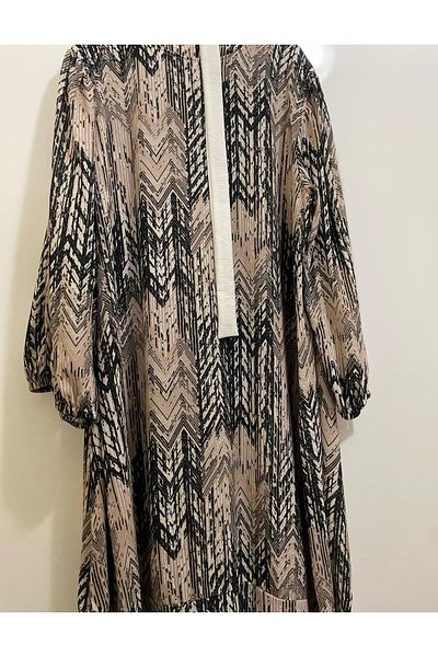 Asel Scarf New Season Thin Crepe Dress