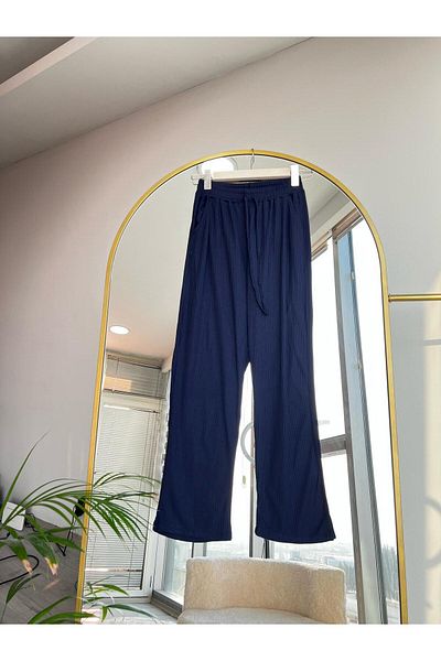 Bold Grup Pantaloni din bumbac pieptănat pentru femei
