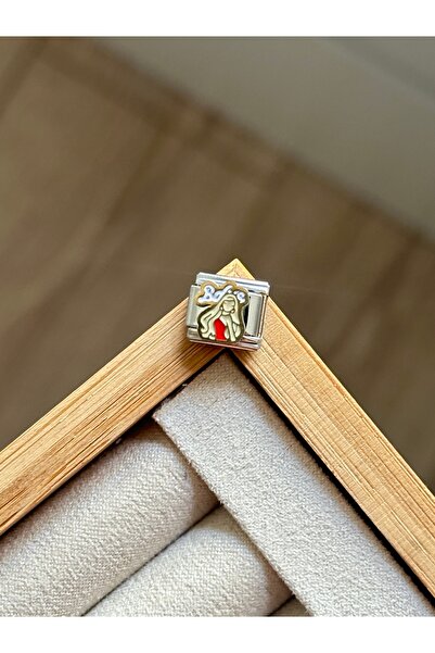 YOUES JEWELRY Italyan Charm Paslanmaz Çelik 9mm Charm Eki Link Barbie Charm