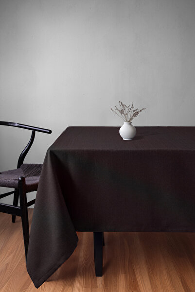 Gauze Fabric Design Față de masă din in, cu textura, afumată, cu opțiuni de c...
