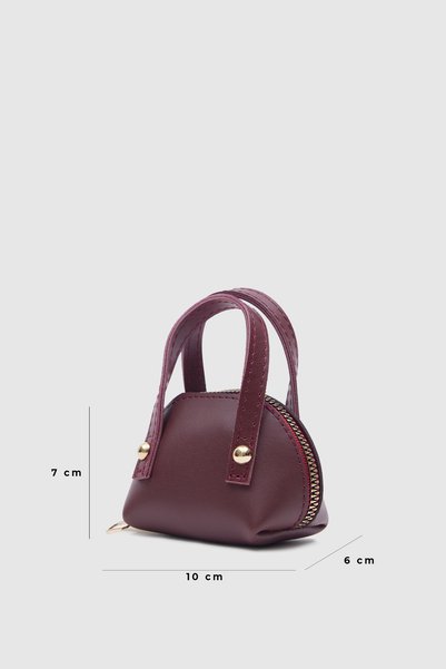Shanta Claret Red C11 Mini Size Single Compartment Faux Leather Women's Wallet B:7 E:10 W:6
