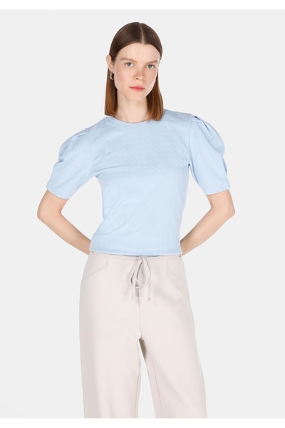 Colin's Slim Fit Γυναικείο κοντομάνικο μπλουζάκι μπλε