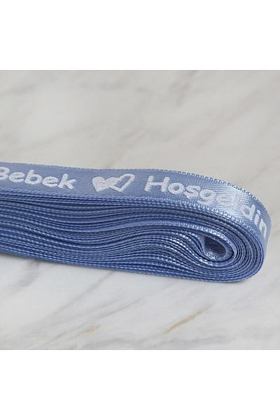 Hangora Loren Crafts 1cm 10 Mt Blue Satin Welcome Baby