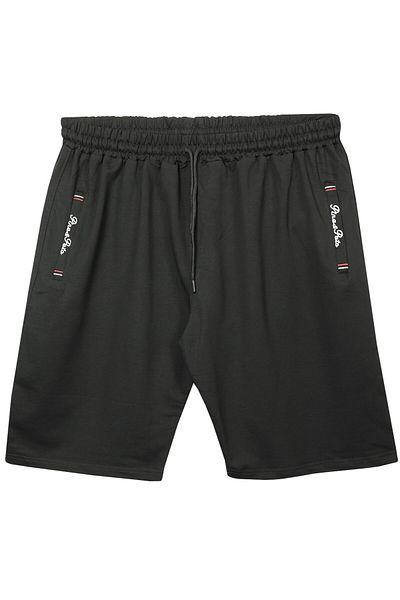 tambattal Large Size Men's Lycra Combed Cotton Shorts Embroidered