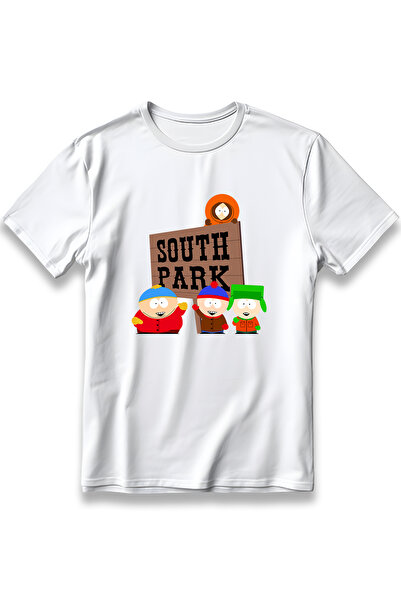 EZG Business Μπλουζάκι με στάμπα South Park Model, Unisex Oversize Βαμβακερό ...