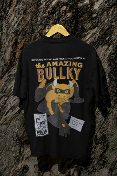 SEVBANO Tricou unisex cu imprimeu Bullky, tricou unisex The Amazing Bullky