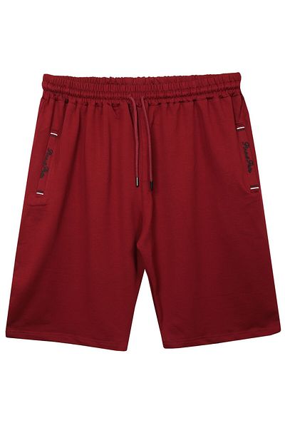 tambattal Large Size Men's Lycra Combed Cotton Shorts Embroidered