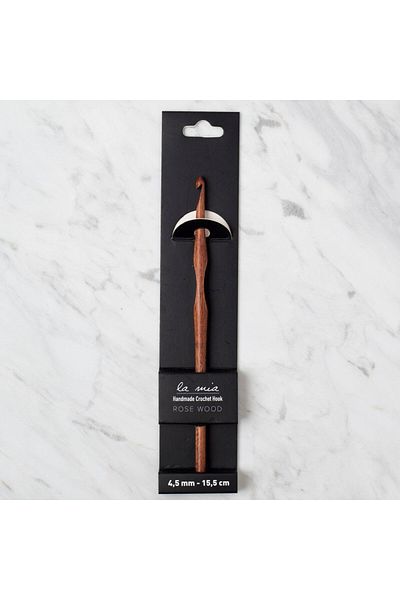 shop La Mia Rosewood 4.5 mm 15.5 cm Wooden Wool Crochet