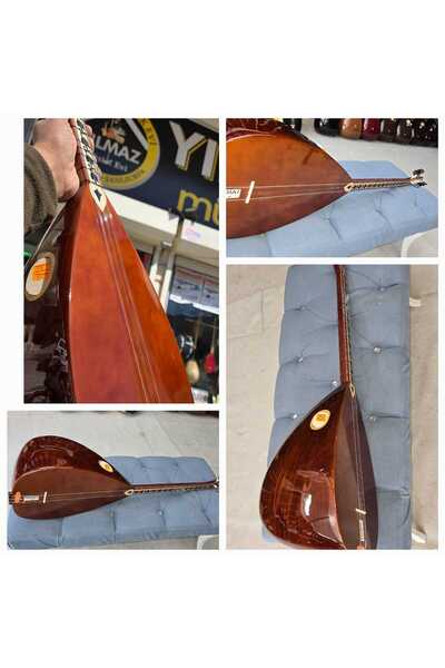 Bağlama Prefesyonel seri ceviz 39 cm saz klevye desenli acılır kapanor kafesli