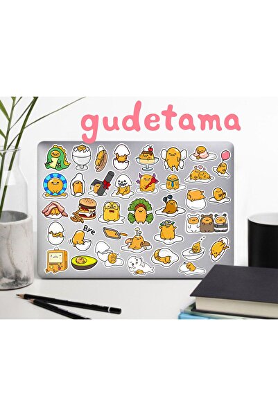 hediyenebak Gudetama Seri 2 Sticker Seti | Laptop Ajanda Notebook Tablet Tele...