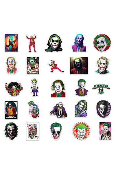 hediyenebak مجموعة ملصقات Joker Series 1 - ملصق دفتر ملاحظات للهاتف اللوحي وا...