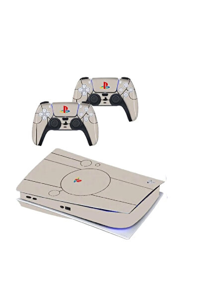 Kt Grup Vintage Ps Playstation 5 Standart Dijital Versiyon Sticker Kaplama Seti