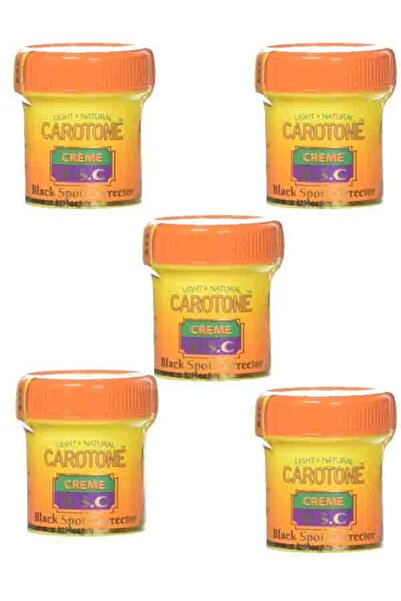 Carotone كريم تفتيح البشرة بتركيبة الكولاجين كاروتون 30 مل 5 قطع