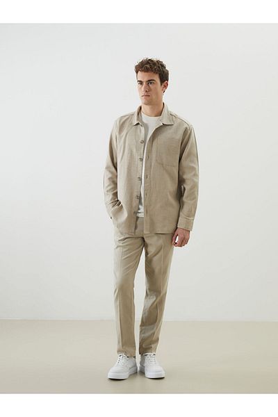 LC Waikiki Regular Fit Long Sleeve Dobby Men's Shirt