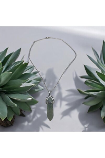 Efulim Hediyelik قلادة يشم بريزم – أناقة طبيعية – (يتم شحنها مع الصندوق)