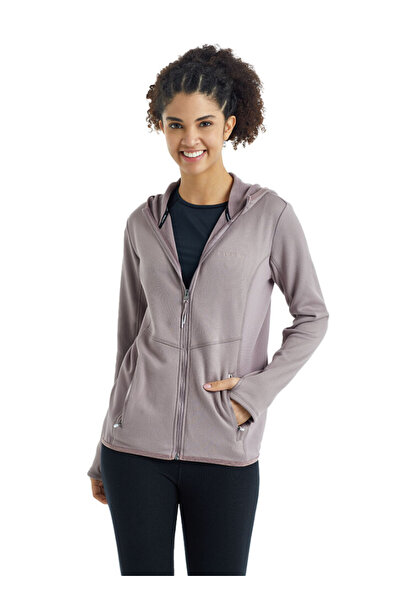 Blackspade Kadın Polar Sweatshirt 50942 - Mor