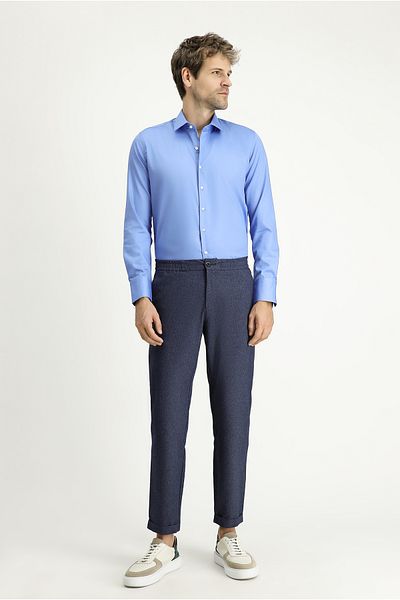 Kiğılı Cămașă clasică din bumbac satinat, cu mânecă lungă, slim fit