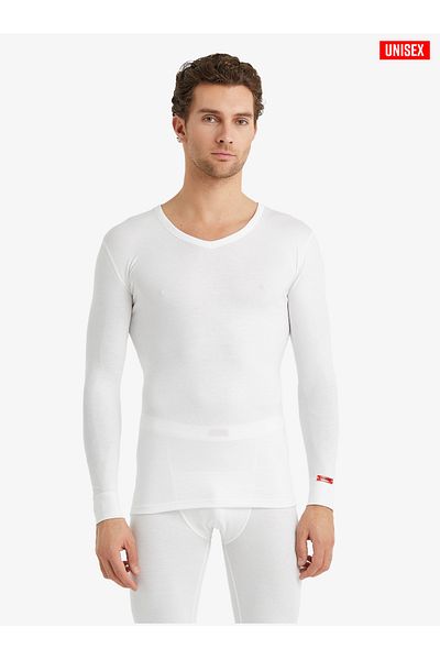 Blackspade Unisex Θερμικό T-Shirt 2ο Επίπεδο 1257 - Λευκό