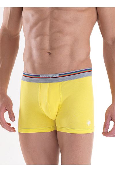 Blackspade Ανδρικό Cotton Elastane Boxer Colors 9550 - Κίτρινο