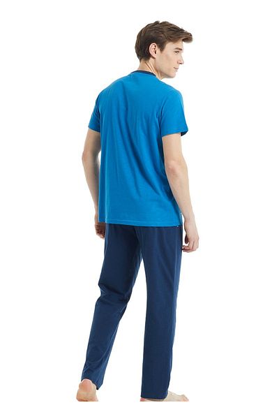Blackspade Set de pijamale pentru bărbați 30834 - Albastru