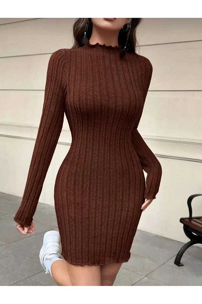 ZEZE COLLECTİON Γυναικείο φόρεμα με γιακά με κορδόνια