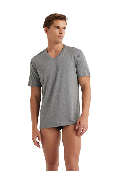 Blackspade Undershirt Silver 9308 Men - Gray Melange