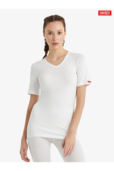 Blackspade Unisex Θερμικό T-Shirt 2ο Επίπεδο 1263 - Λευκό